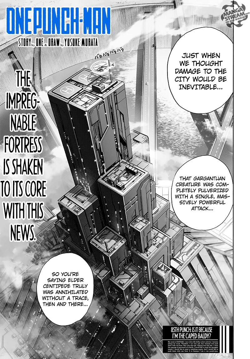 One-Punch Man, Chapter 85 image 01